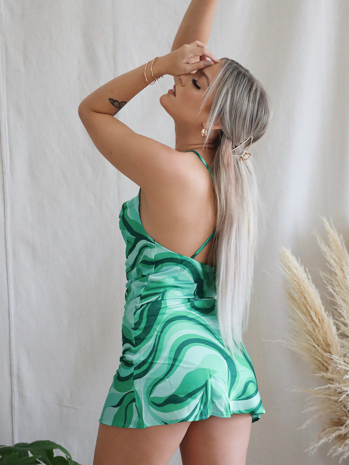 Swirl Slip Dress