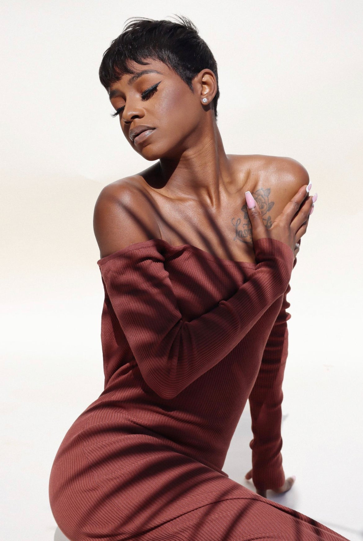 Luxe Loungewear Brown Maxi Dress